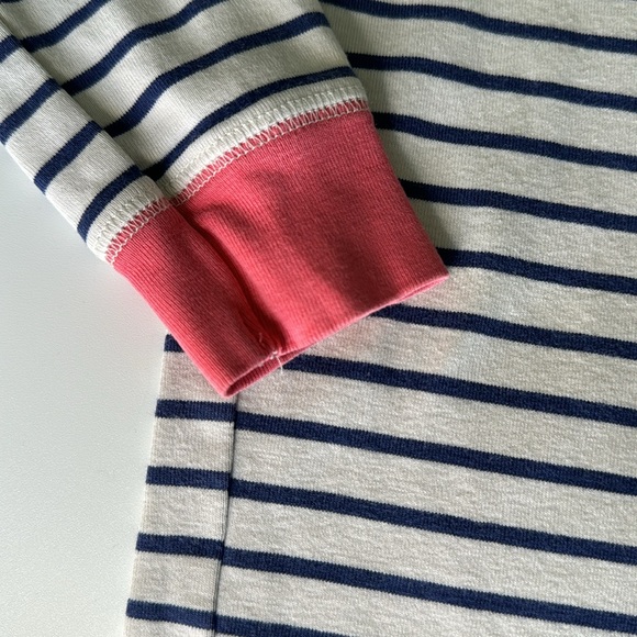 Mini Boden Girls Striped Top Size 7 years Pullover Round Neck - Picture 6 of 7